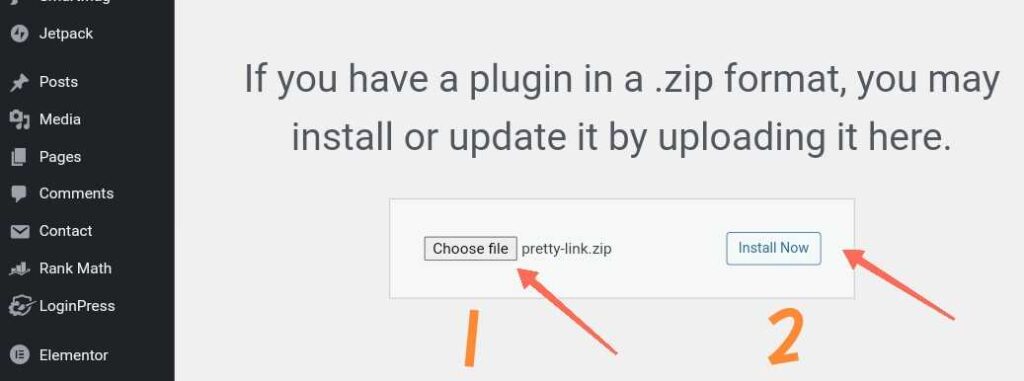 update plugin manually from wordpress dashboard optimized