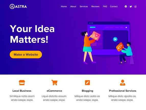 19 Best WordPress Theme for Blog Website in 2022 3 Astra Lightweight and SEO Optimised wordpress theme