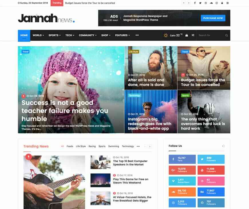 19 Best WordPress Theme for Blog Website in 2022 6 Jannah WordPress Blog and Magazine Theme
