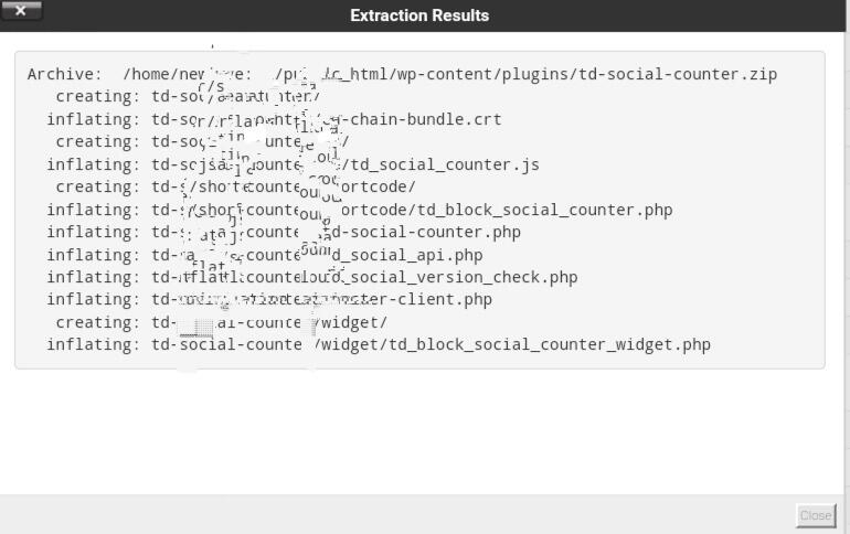 2 ways Install Plugin in WordPress - Manually - Free Guide 24 extracted-file-screenshot-of-cpanel-_optimized