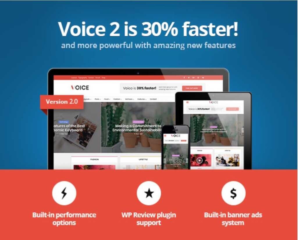 19 Best WordPress Theme for Blog Website in 2022 21 voice news magazine wordpress theme optimized